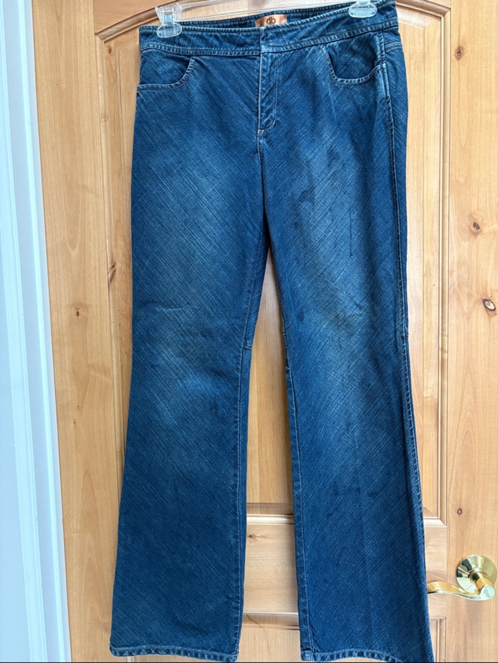 Dana Buchman Dark Indigo Wide Leg Jeans